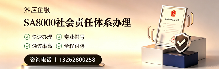 福建SA8000社会责任体系认证服务