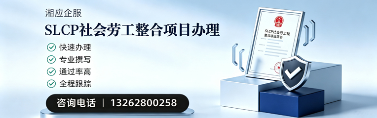 福建SLCP社会劳工整合项目申报服务