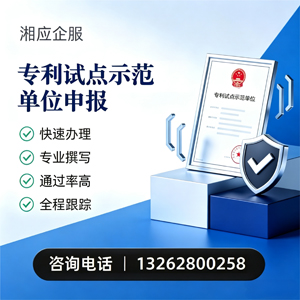 福建专利试点示范单位申报服务