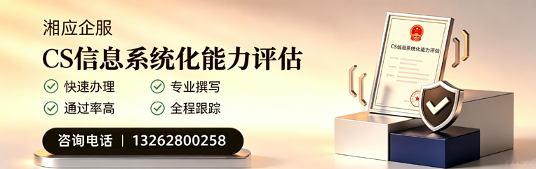 福建CS信息系统化能力评估申报服务